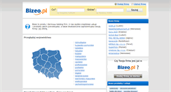 Desktop Screenshot of bizeo.pl